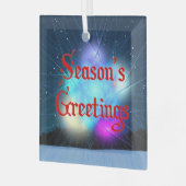 Seizoensgroeten - Jack Frost Glas Ornament (Voorkant links)
