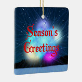 Seizoensgroeten - Jack Frost Keramisch Ornament (Rechts)