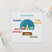 Seizoensgroeten Kaart (Voorkant / Achterkant in situ)