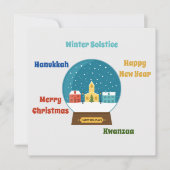 Seizoensgroeten Kaart (Voorkant)