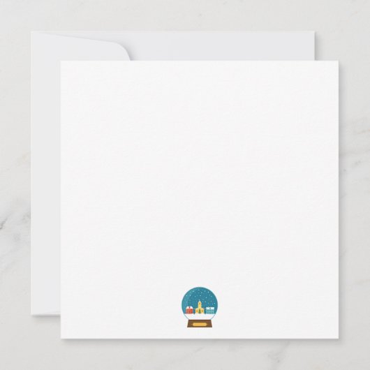 Seizoensgroeten Kaart (Achterkant)