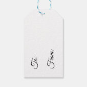 Seizoensgroeten Kardinalen Cadeaulabel (Achterkant)