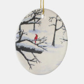 Seizoensgroeten Keramisch Ornament (Rechts)