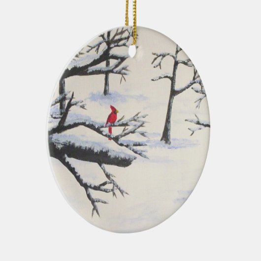 Seizoensgroeten Keramisch Ornament (Rechts)