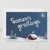 Seizoensgroeten Kerstkaart (Voorkant)