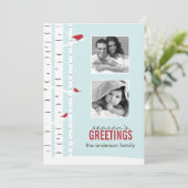 Seizoensgroeten Kerstkaart (Staand voorkant)