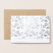 Seizoensgroeten. Kerstluxe Real Folie Kaarten (Met envelop)