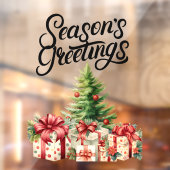 Seizoensgroeten Kerstmis Raamsticker (Vel 2)