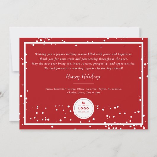 Seizoensgroeten Klassieke Foto van een Zeehond Zak Kaart (Achterkant)