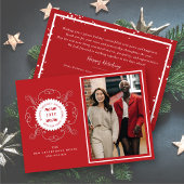 Seizoensgroeten Klassieke Foto van een Zeehond Zak Kaart