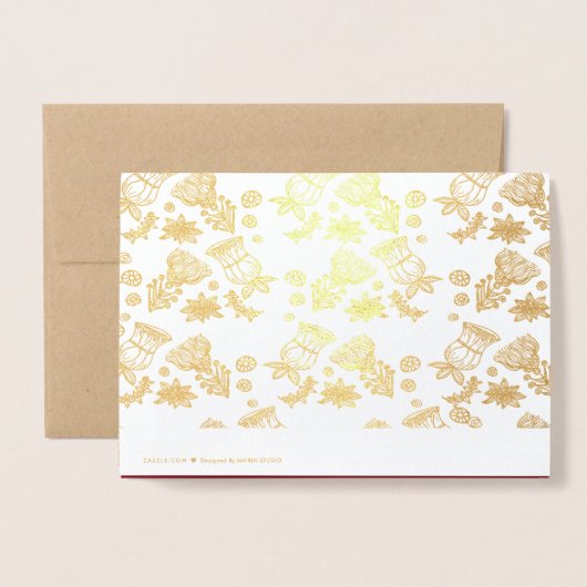 Seizoensgroeten. Luxury Holiday Corporate Kaarten (Met envelop)