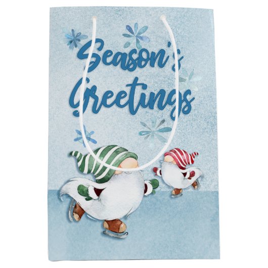 Seizoensgroeten Medium Cadeauzakje (Voorkant)