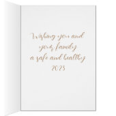 Seizoensgroeten met de doodskaart op de westelijke (Binnen (Rechts))