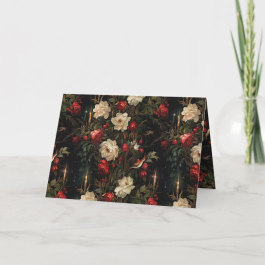 Seizoensgroeten moderne witte lettertype feestdagen kaart (Achterkant)