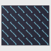 Seizoensgroeten op Starfield Cadeaupapier (Vlak)