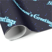 Seizoensgroeten op Starfield Cadeaupapier (Rol Hoek)