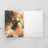 Seizoensgroeten Persoonlijke kerstfoto's Feestdagen Kaart (Binnen)