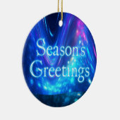 Seizoensgroeten - Qaanaaq - Noorderlicht Keramisch Ornament (Rechts)