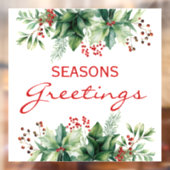 Seizoensgroeten Raamsticker (Vel 2)