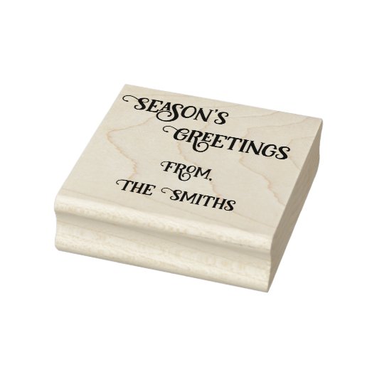 Seizoensgroeten rubberen stempel (Stempel)