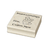 Seizoensgroeten Rubberstempel (Stempel)