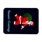 Seizoensgroeten - Santa Claus Magneet (Horizontaal)