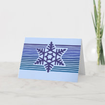 Seizoensgroeten sneeuwvlok