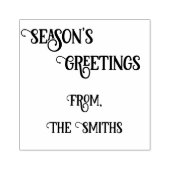 Seizoensgroeten Stempel (Afrduk)