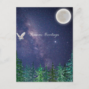 Seizoensgroeten - Uilenmaan Briefkaart
