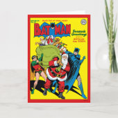Seizoensgroeten van Batman en Robin Feestdagen Kaart (Voorkant)