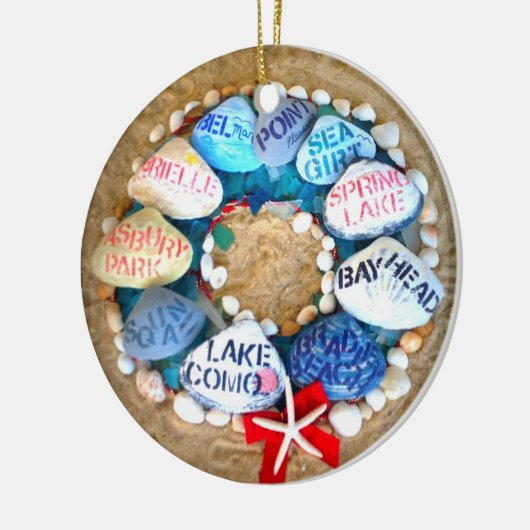 Seizoensgroeten van de Jersey Shore Ornament (Links)