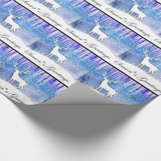 Seizoensgroeten van de Scene Cadeaupapier (Hoek)