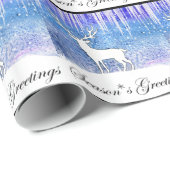 Seizoensgroeten van de Scene Cadeaupapier (Rol Hoek)