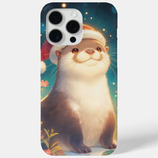 Seizoensgroeten van Otter Case-Mate iPhone Case (Achterkant)