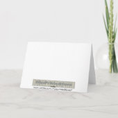 Seizoensgroeten, versierd cruiseschipdek feestdagen kaart (Achterkant)