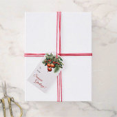 Seizoensgroeten Vintage Design Kerstmis Cadeaulabel