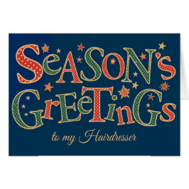 Seizoensgroeten voor Hairdresser Polkas