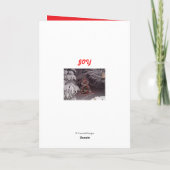 Seizoensgroeten Winter Wonderland Kaart (Achterkant)