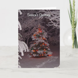 Seizoensgroeten Winter Wonderland Kaart