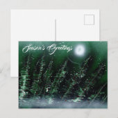 Seizoensgroeten Wintergreen Briefkaart (Voorkant / Achterkant)