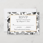 Seizoenshells Beach Wedding Response RSVP (Voorkant)
