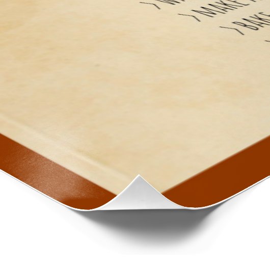 Seizoensherfstoogactiviteiten herfst Fun List Poster (Hoek)