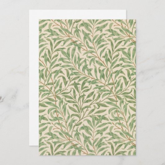 Seizoenskaart, 4x7, mooie bladeren ontwerp, feestdagenkaart (Voorkant / Achterkant)