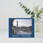 Seizoenskaart van Dublin Feestdagenkaart (Staand voorkant)