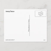 Seizoenskaart van Dublin Feestdagenkaart (Achterkant)