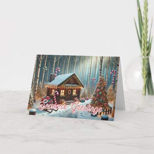 Seizoenskaartje Feestdagen Kaart (Voorkant)