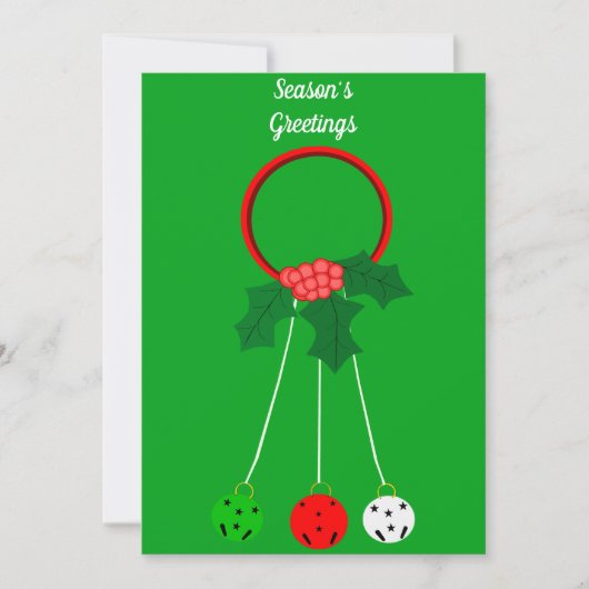 Seizoenskaartje Feestdagenkaart (Voorkant)