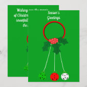 Seizoenskaartje Feestdagenkaart (Voorkant / Achterkant)