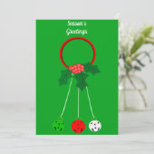 Seizoenskaartje Feestdagenkaart (Staand voorkant)