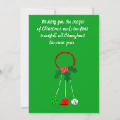 Seizoenskaartje Feestdagenkaart (Achterkant)